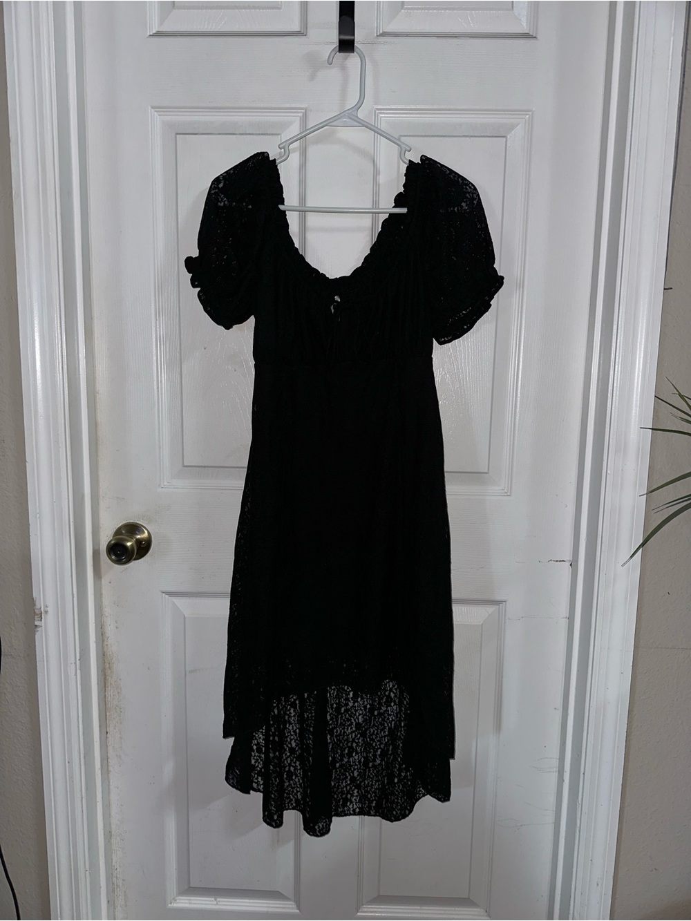 No Boundaries High Low Black Dress Size Large (11-13)